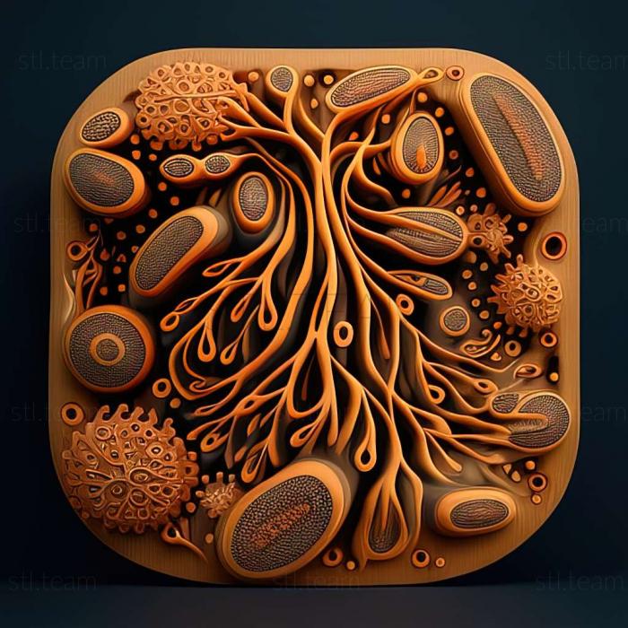 3D модель Бактерии (STL)